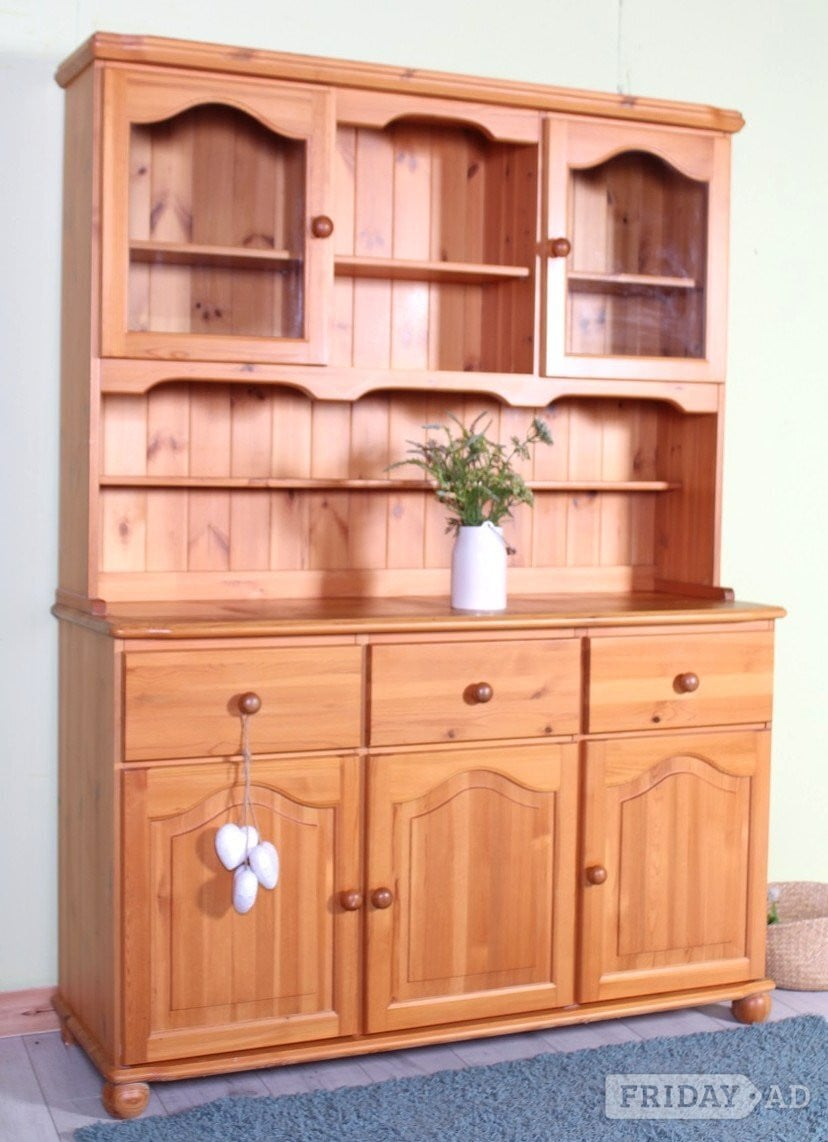 UK Delivery - Cottage Pine Welsh Dresser Very Well Made  in Hailsham