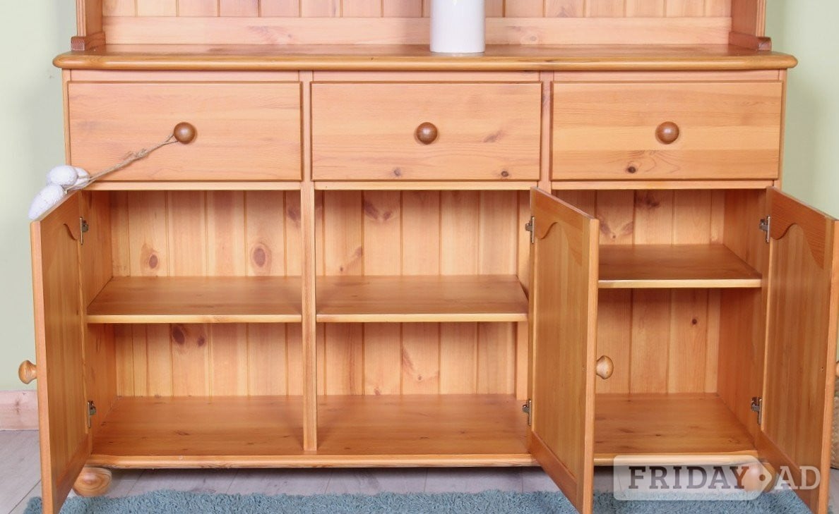 UK Delivery - Cottage Pine Welsh Dresser Very Well Made  - Furniture in Hailsham