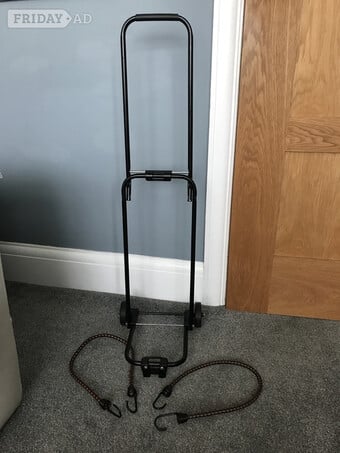 Luggage trolley/carrier good condition 2 expander ropes included  