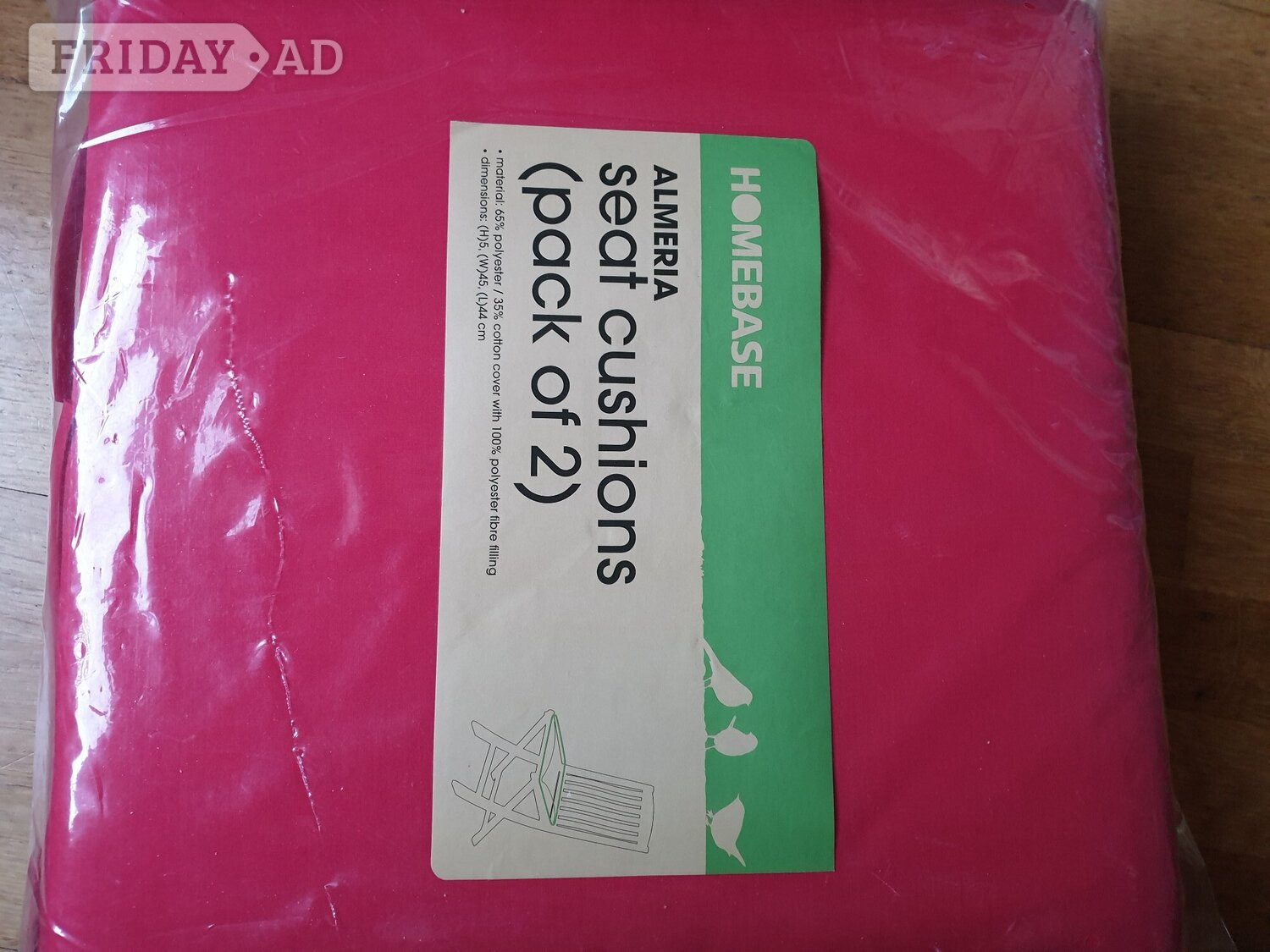 Luxury Red Seat Pad Cushions Chair Cushions in Bangor