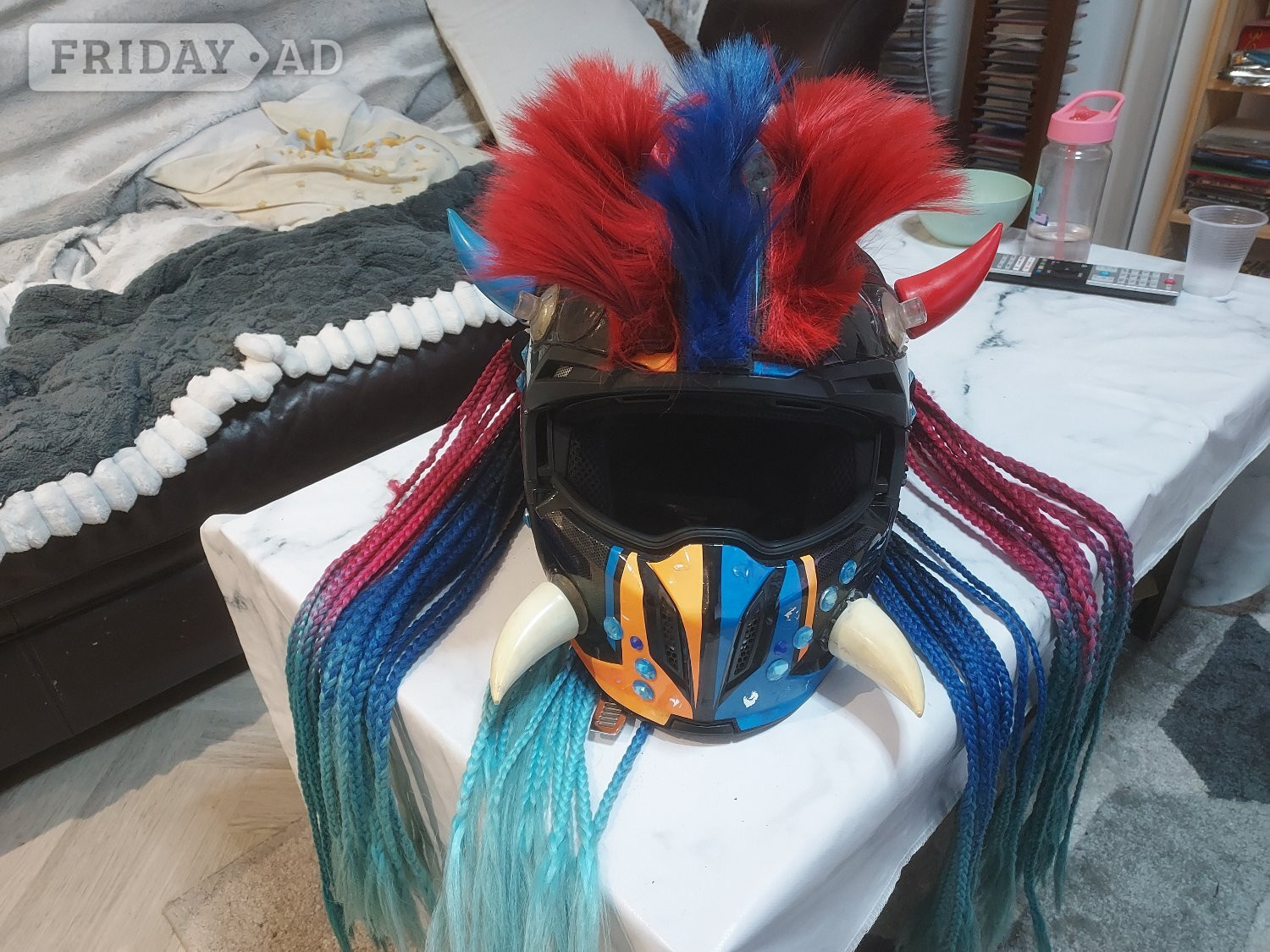 custom Predator motorcycle helmet in Brighton