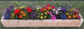 Handcrafted planters and tables