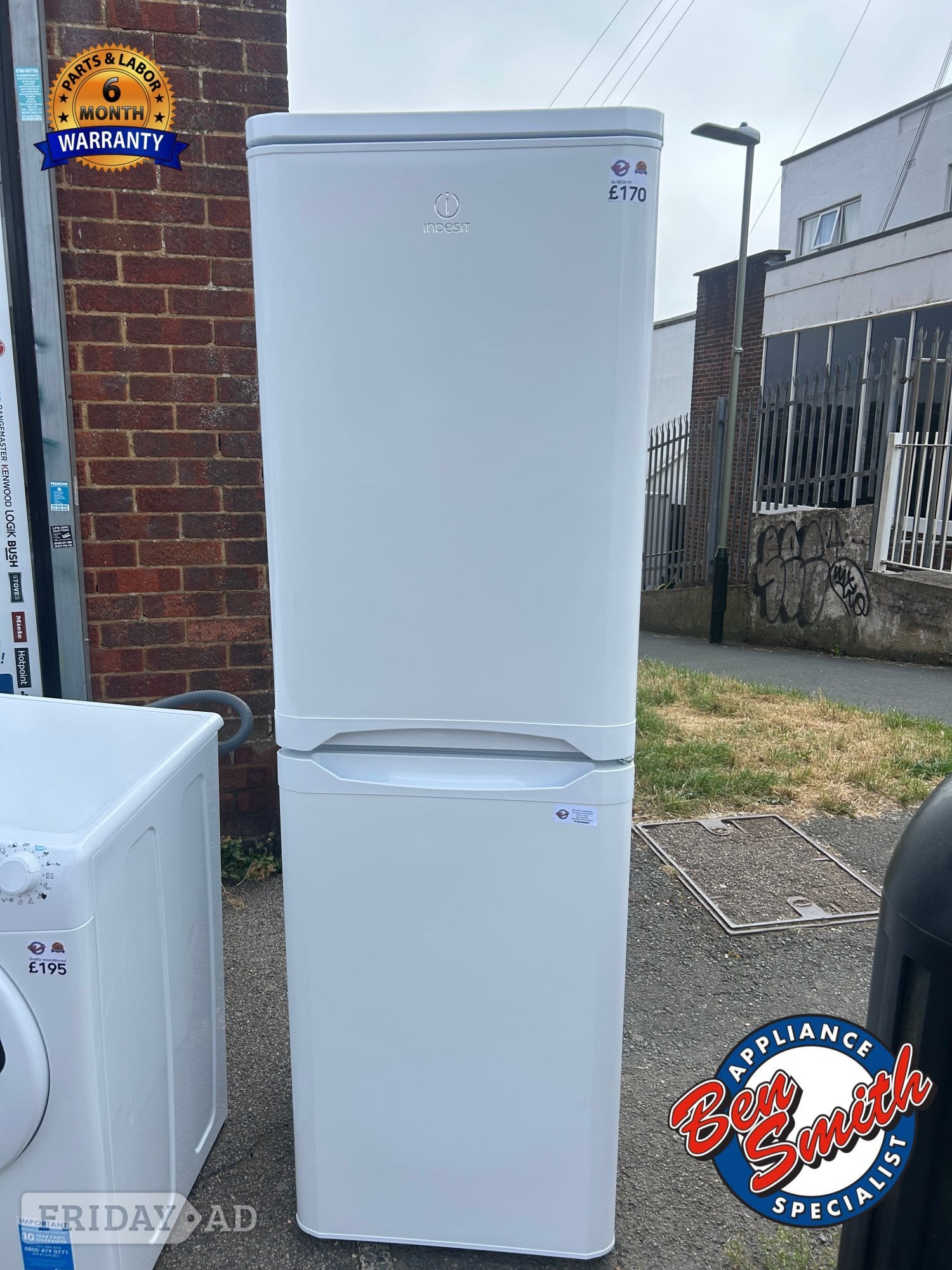 INDESIT- FRIDGE FREEZER 50/50 in St. Leonards-On-Sea