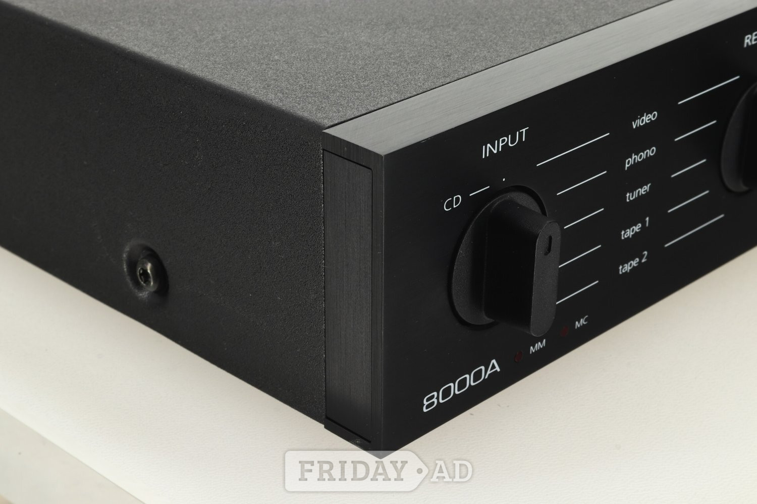 Audiolab 8000A hi-fi amplifier.