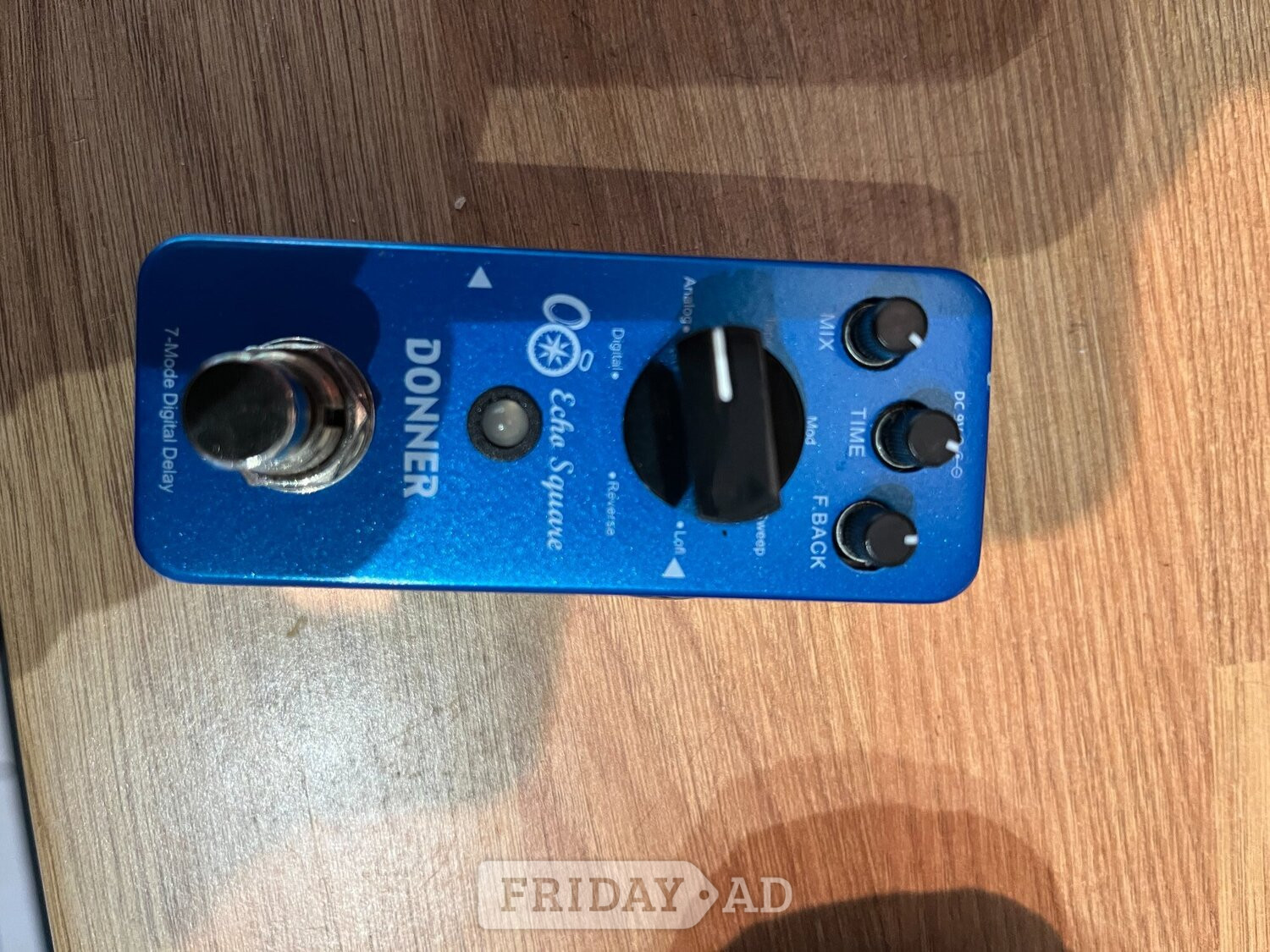 Edenbridge Delay pedal, echo pedal, distortion pedal, wah pedal.