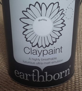 Earthborn clay paint, 5 litres, Marbles colour