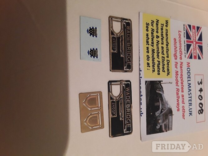 Vintage  OO Gauge  Model Locomotive  Nameplates in Eastbourne