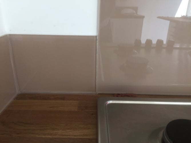 Eastbourne Kitchen Safe/Glass Splash Backs 2 Cooker Hob  Panels 