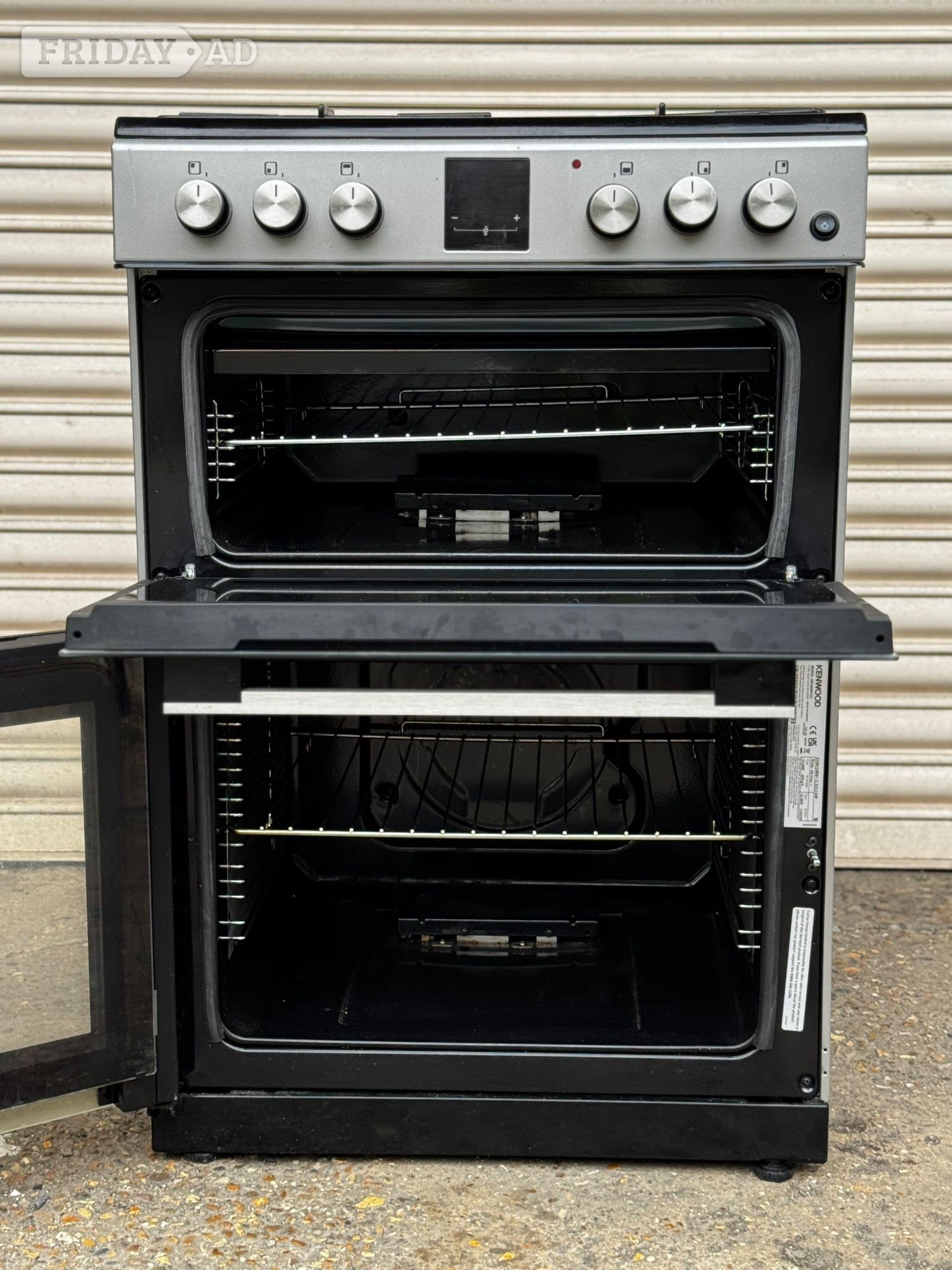 Kenwood gas cooker 60cm fsd silver 3 months warranty  - Home Appliances in Romford