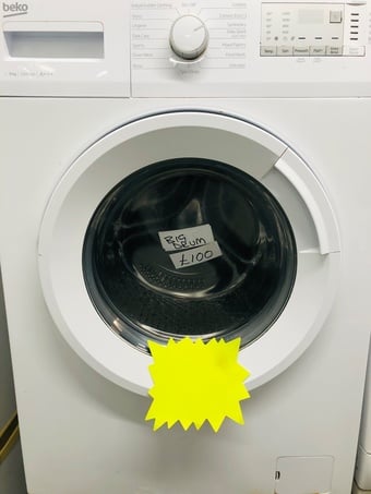 Beko washing machine 8KG load with Big size drum 