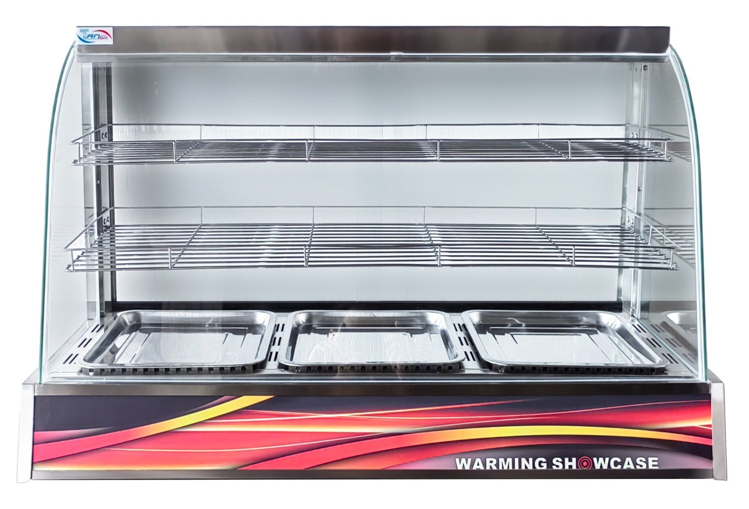Commercial Stainless Steel Heated Food Display Cabinet Countertop