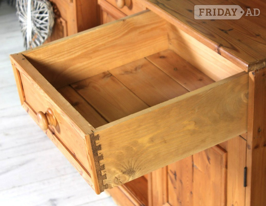 Hailsham UK Delivery - Large Second-Hand Country Farmhouse Pine Dresser