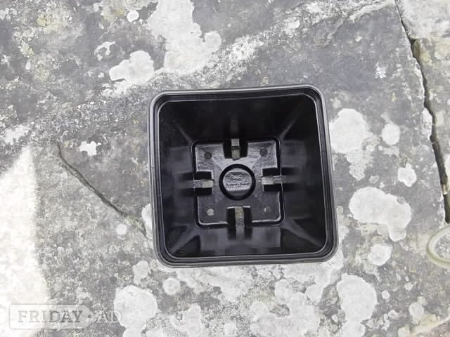 20 x Nursery Soft Plastic Square Growing Pots - approx. 300 ml