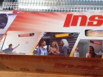 Instant heater 2000 power. Indoor or outdoor Heating.