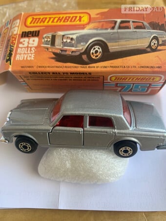Matchbox Rolls Royce Silver Shadow with box