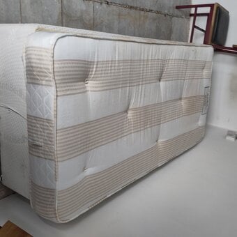 Single Divan Bed and Mattress
