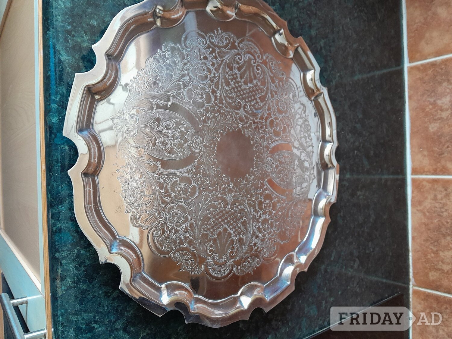 Vintage Silver Plated Tray, Over 70yrs old in Bexhill-On-Sea