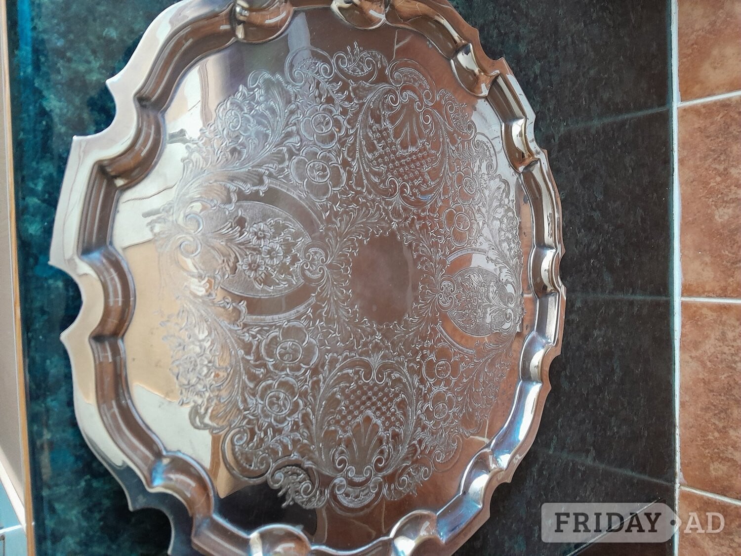 Vintage Silver Plated Tray, Over 70yrs old