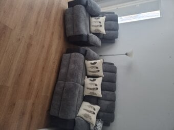 new sofa double  and armchair  electric recliner with  massager