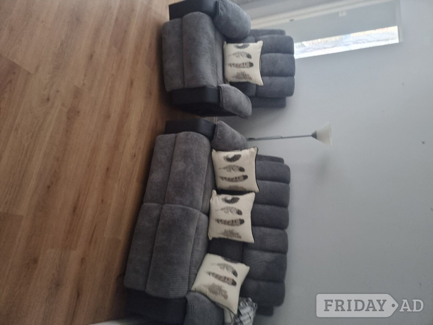 new sofa double  and armchair  electric recliner with  massager in Southend-On-Sea