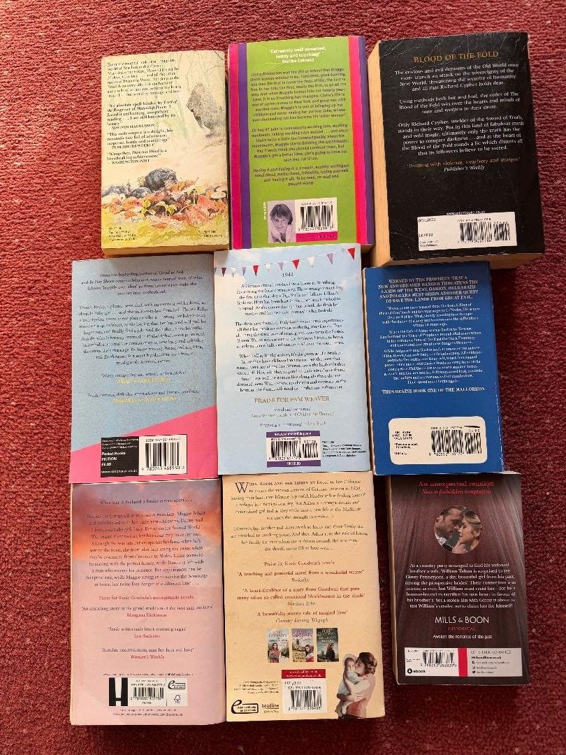 Mixed paperbacks 4 for £1