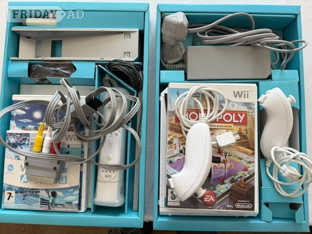 Nintendo Wiii Fit Plus Console Kit Bundle,2 CTRL 2 Nunchuk Games - Computers & Electronics