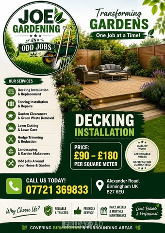 Professional Decking Installation – Transform Your Outdoor Space
