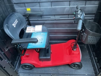 Mobility scooter used once