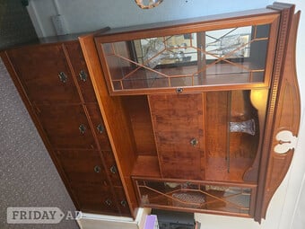 Cabinet with Glass Drinks Display