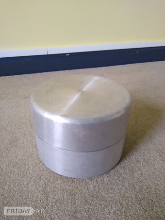 2-Part Spun Aluminium Drum/Container - JOB LOT