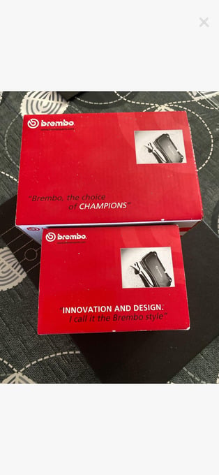 New front and back break pads