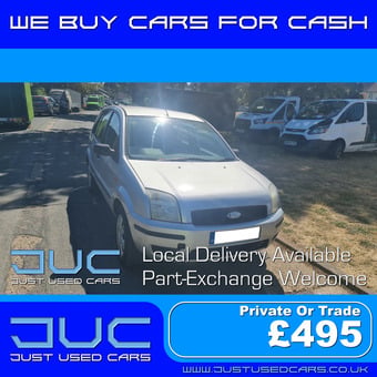 Ford Fusion 2 1.4 (Manual Petrol) 54 Reg 2004 134,240 Miles