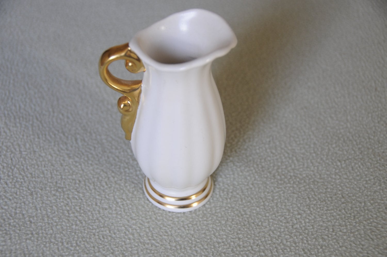 Vintage Wade Cream And Gold Gilt Small Ceramic Jug in Hartley Wintney