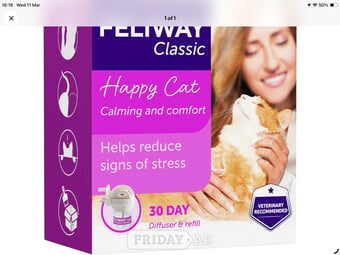 FELIWAY CLASSIC Happy Cat Calming & Comfort.