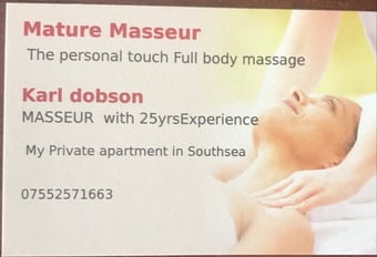MATURE-MASSEUR OFFERS FULL BODY EROTIC MASSAGE FEMALES ONLY *