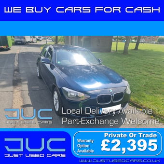 BMW 1 Series 1.6 116D Efficient Dynamics (Manual Diesel) 63 Reg