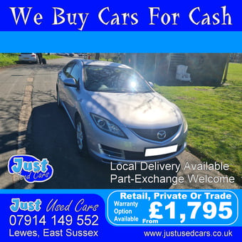 Mazda 6 TS 1.8 MZR (Manual Petrol) 58 Reg 2008, 119,919 Miles