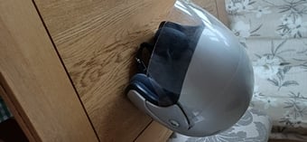 As new motorcycle helmet