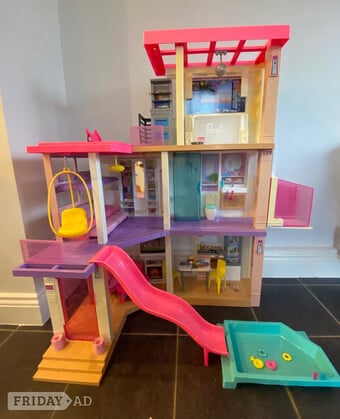 Barbie dream house and accessories 