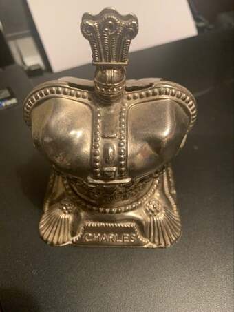 Silver Plated 1981 Charles/Diana Money Bank
