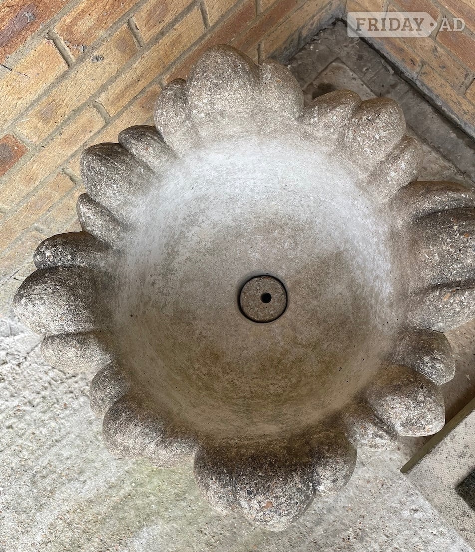 Tulip style concrete Planter