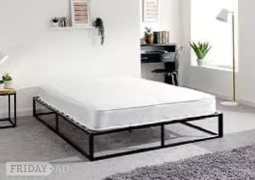 4 Foot - Platform Metal Bedframe in Rotherham