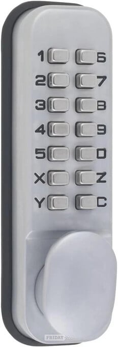 Smith & Locke Push-Button Lock Mechanical Holdback Facility Digit