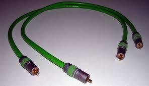 Cable-talk hi-fi interconnects.