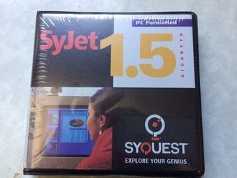 SYQUEST SYJET 1.5Gb PC Formatted Disk for SYJET DRIVE only - USED