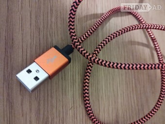 CHARGING CABLES ORANGE GREEN AND BLUE