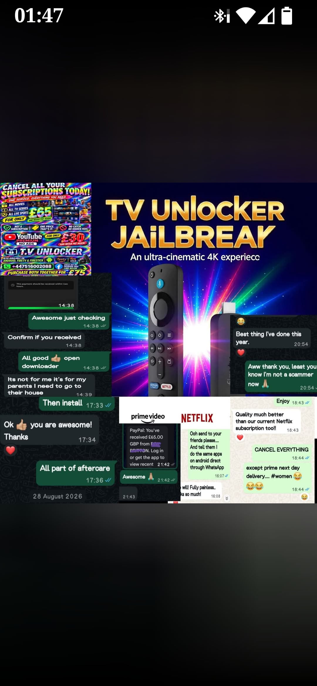 Firestick fire tv Unlocker TvUnlocker  - Tv, Audio & Cameras in Hastings