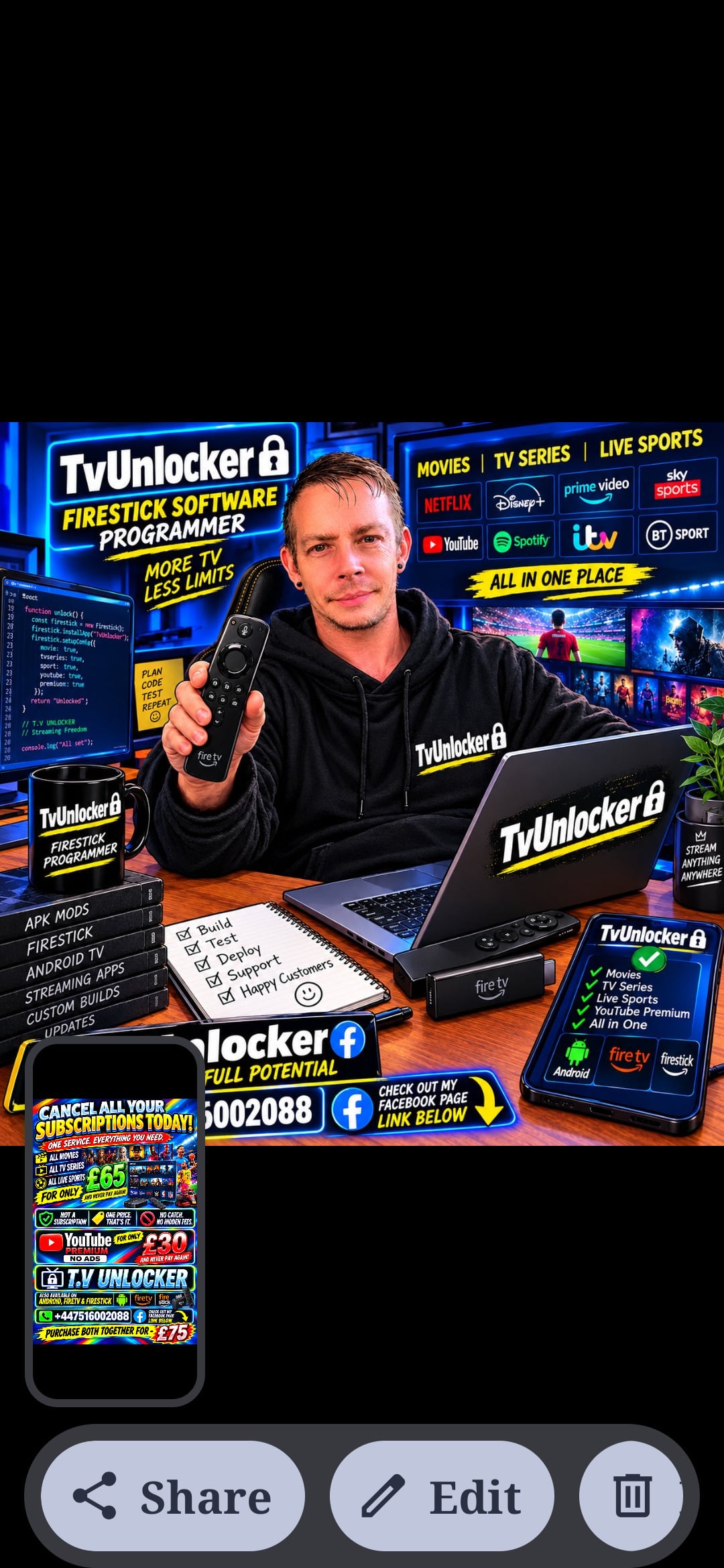 Firestick fire tv Unlocker TvUnlocker  - Tv, Audio & Cameras