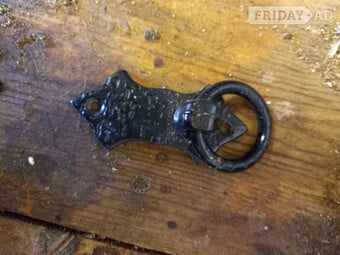 Gothic style ring pull handles , have 14 sell as a lot, offers.