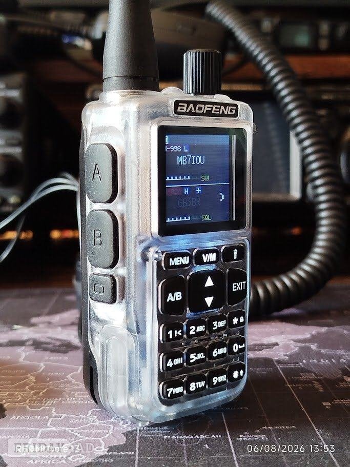 Baofengs New Mini 5 Ham HT UV Bluetooth Transparent Edition in Steyning